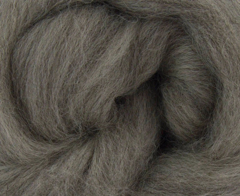 Grey Shetland Top Natural Wool Top WoW