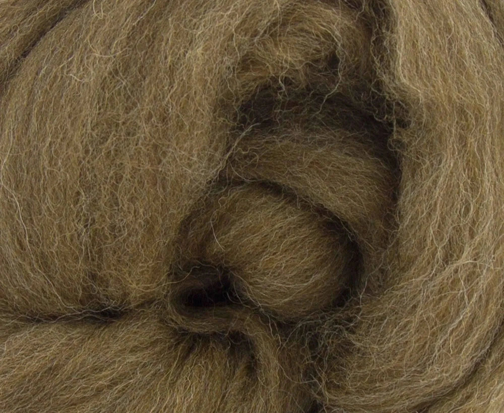 Moorit Shetland Top Natural Wool Top WoW