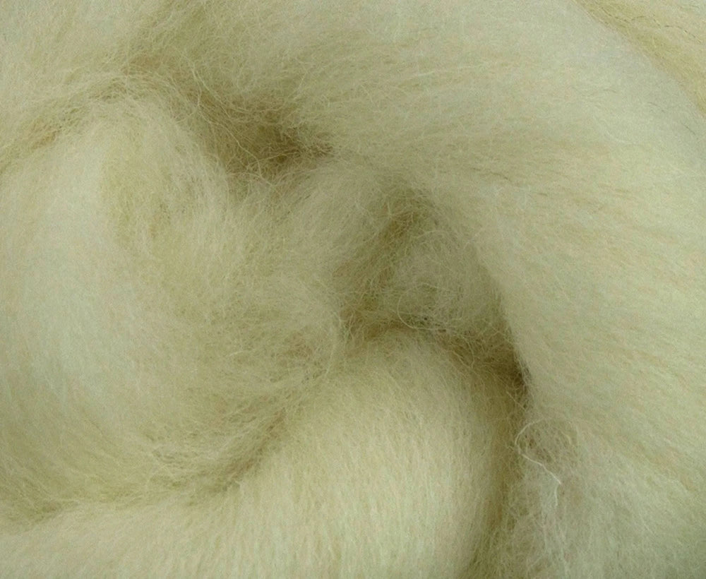 White 56's English Top Natural Wool Top WoW