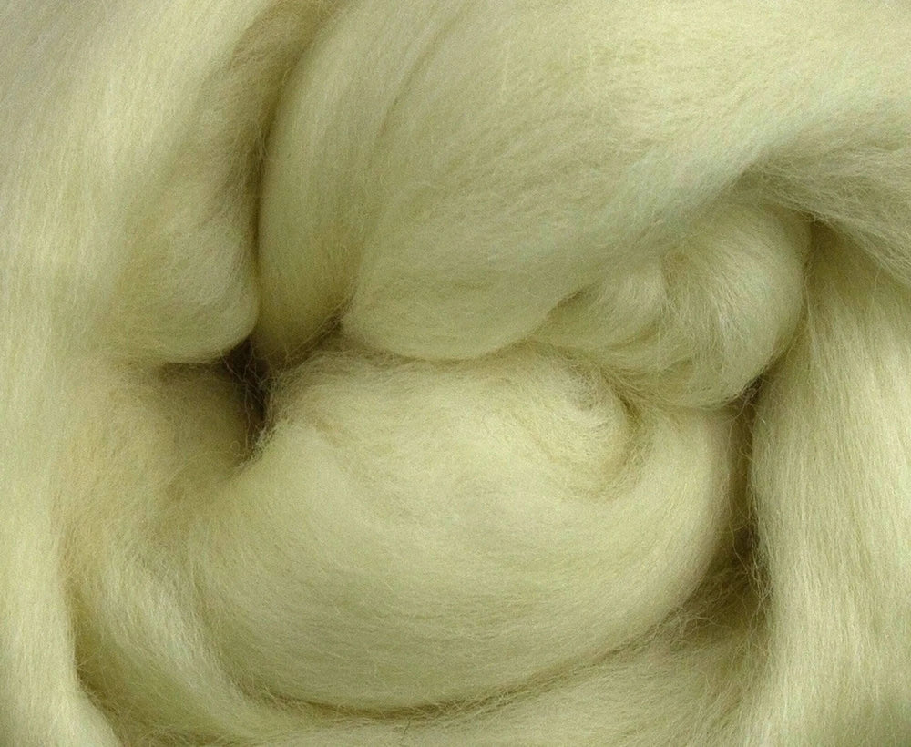 White Corriedale Top Natural Wool Top WoW