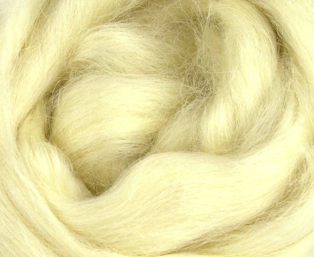 White Lincoln Top Natural Wool Top WoW