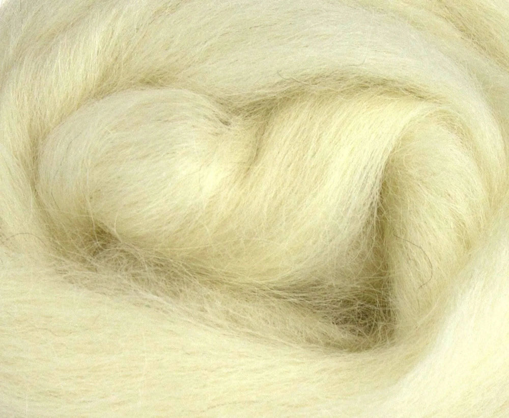 White Masham Top Natural Wool Top WoW
