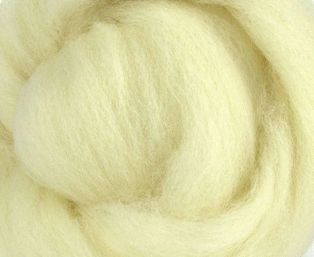 White Southdown Top Natural Wool Top WoW