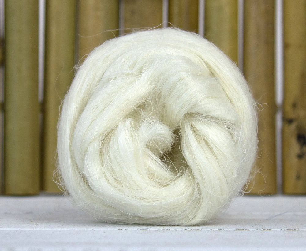 Bleached Flax/Linen Top - World of Wool