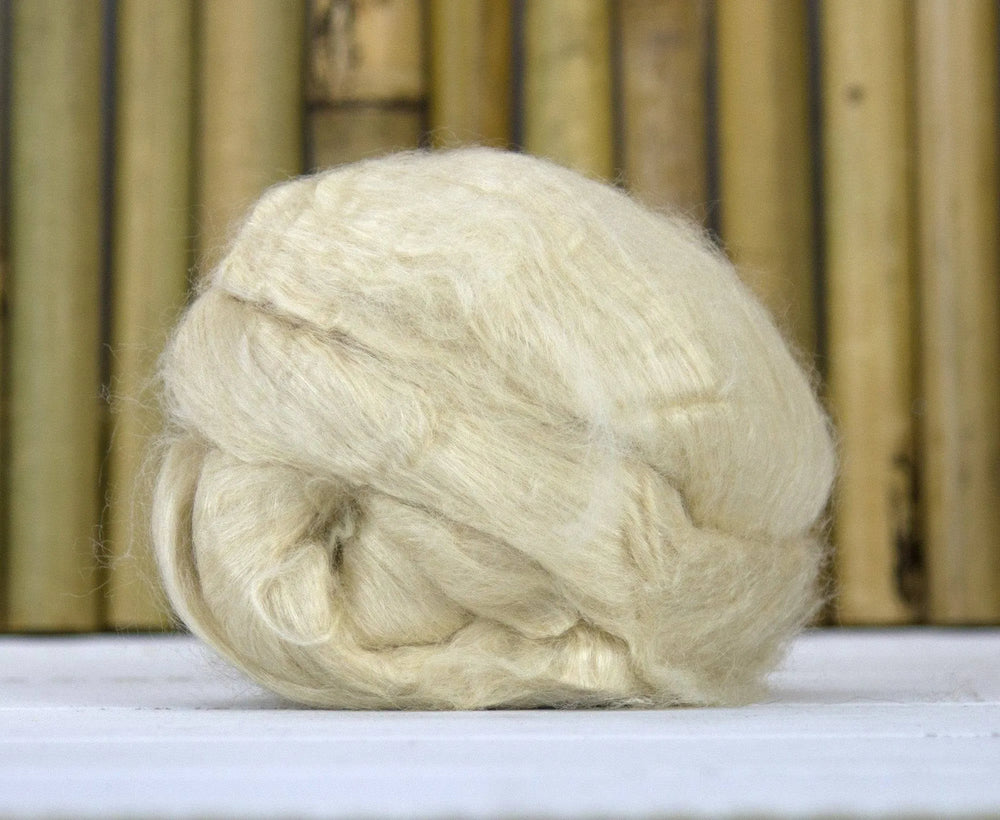 Bleached Tussah Silk Brick - World of Wool