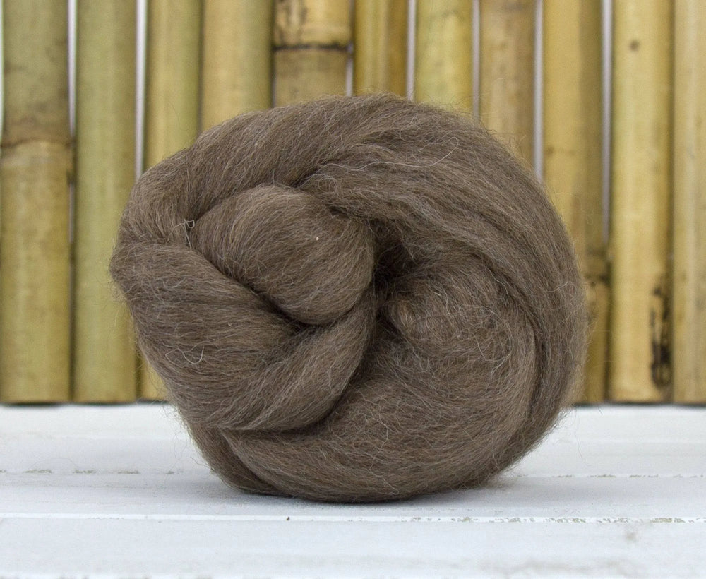 Light Brown De-Haired Llama Top - World of Wool