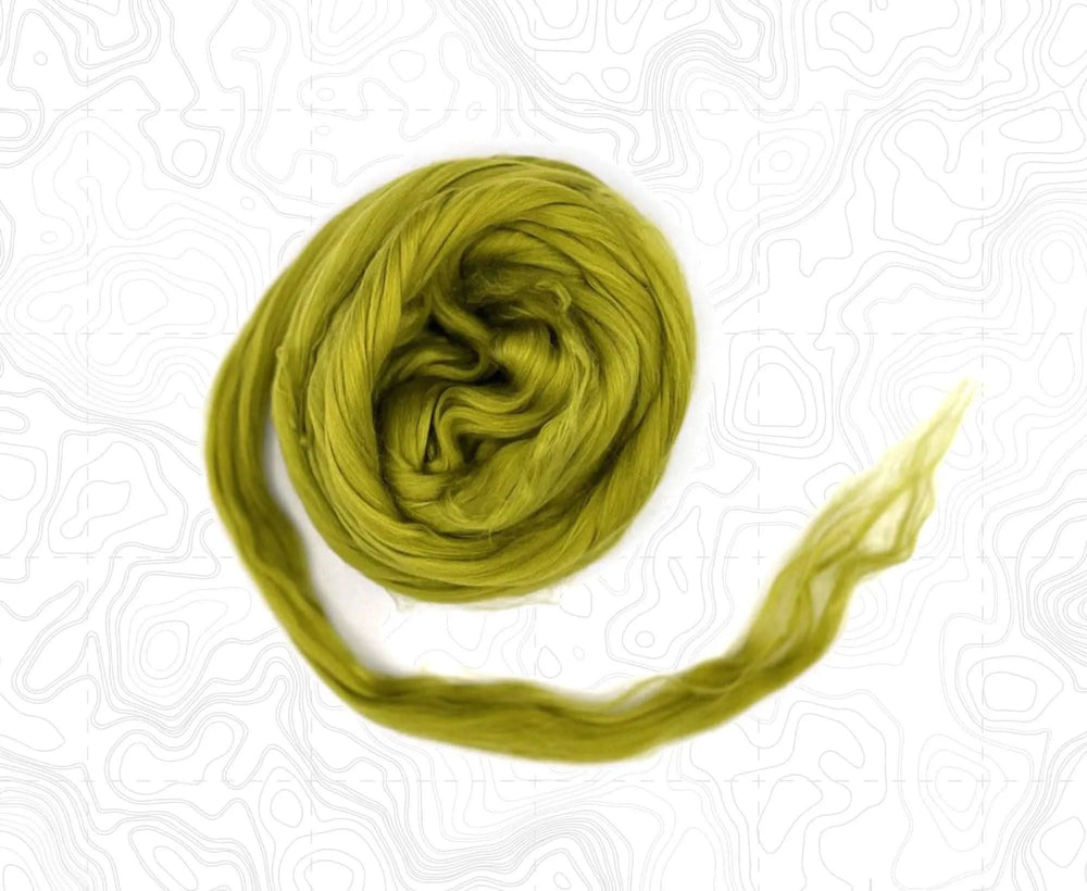 Malabo Green A Grade Mulberry Silk Top Speciality Fibres WoW