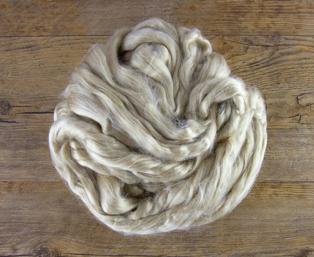 Natural Muga Silk Top - World of Wool