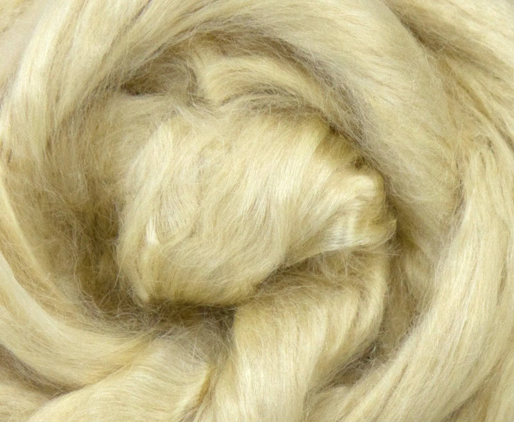 Natural Tussah Silk Top - World of Wool
