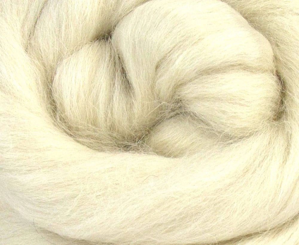 White Baby Alpaca Top Speciality Fibres WoW