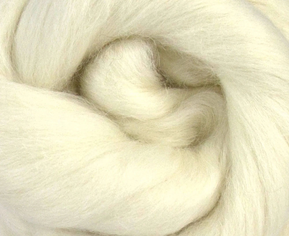 White Baby Royal Superfine Alpaca Top Speciality Fibres WoW