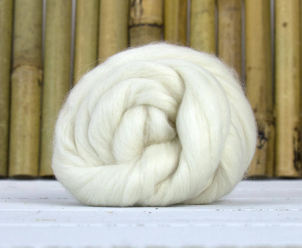 White Baby Royal Superfine Alpaca Top - World of Wool