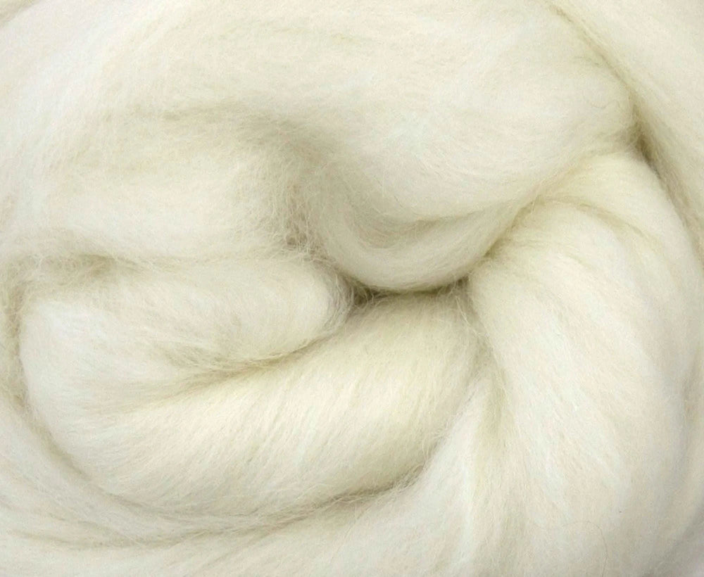 White De-Haired Cashmere Top Speciality Fibres WoW