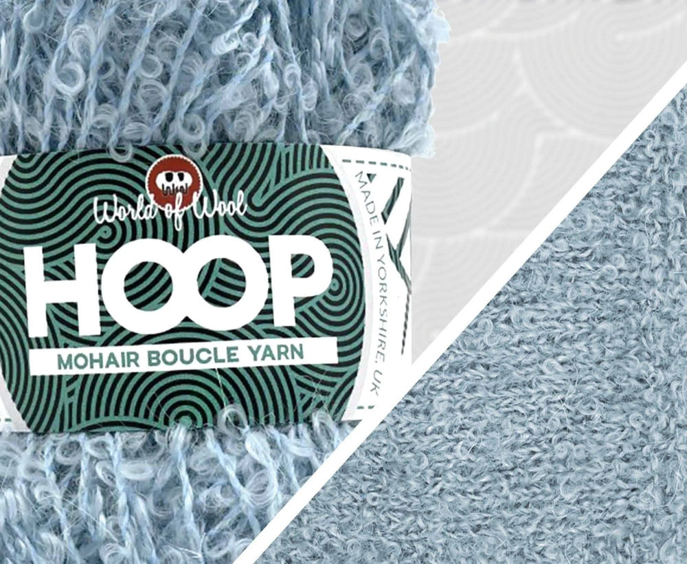 Bluejay Mohair Hoop Boucle Yarn WoW
