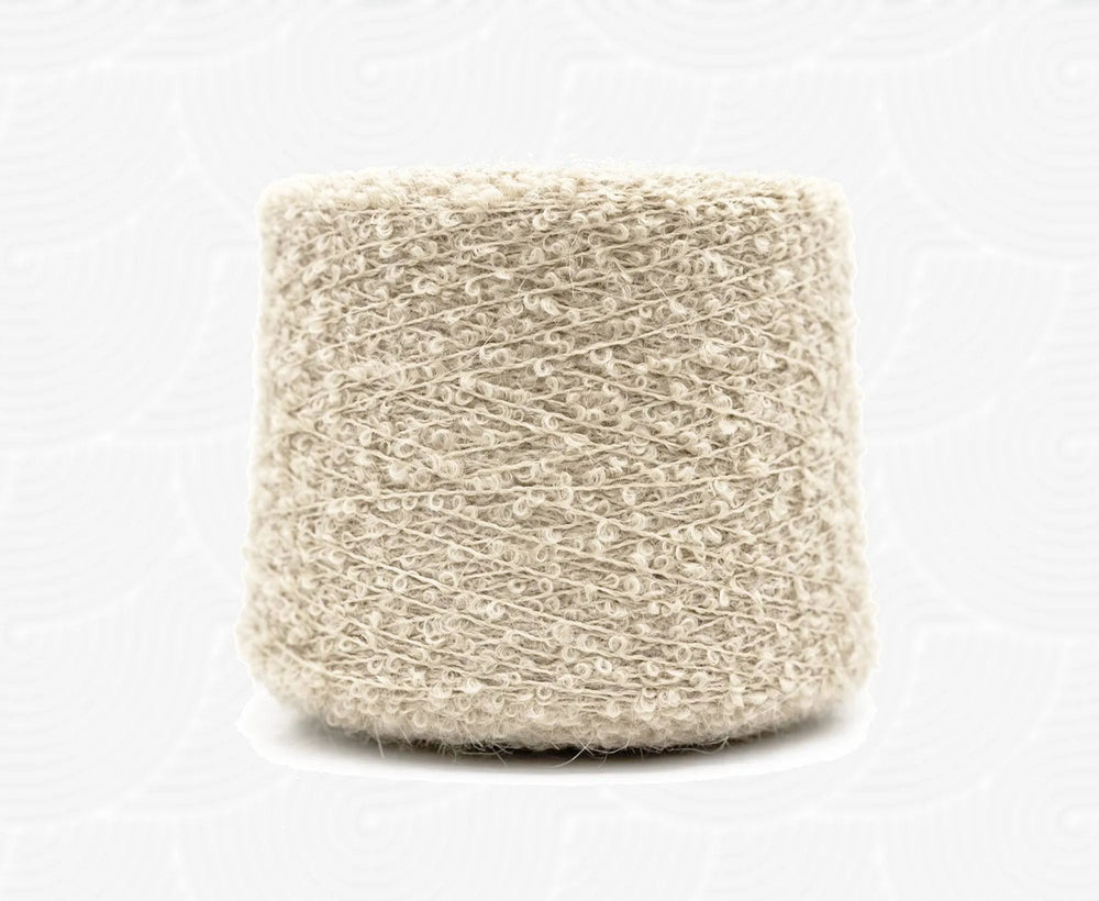 Dove Mohair Hoop Boucle Cone - World of Wool