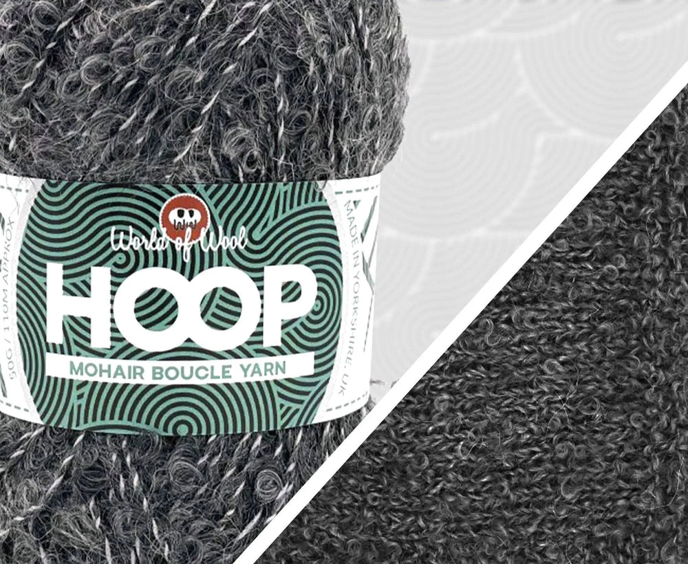 Hippo Mohair Hoop Boucle Yarn WoW