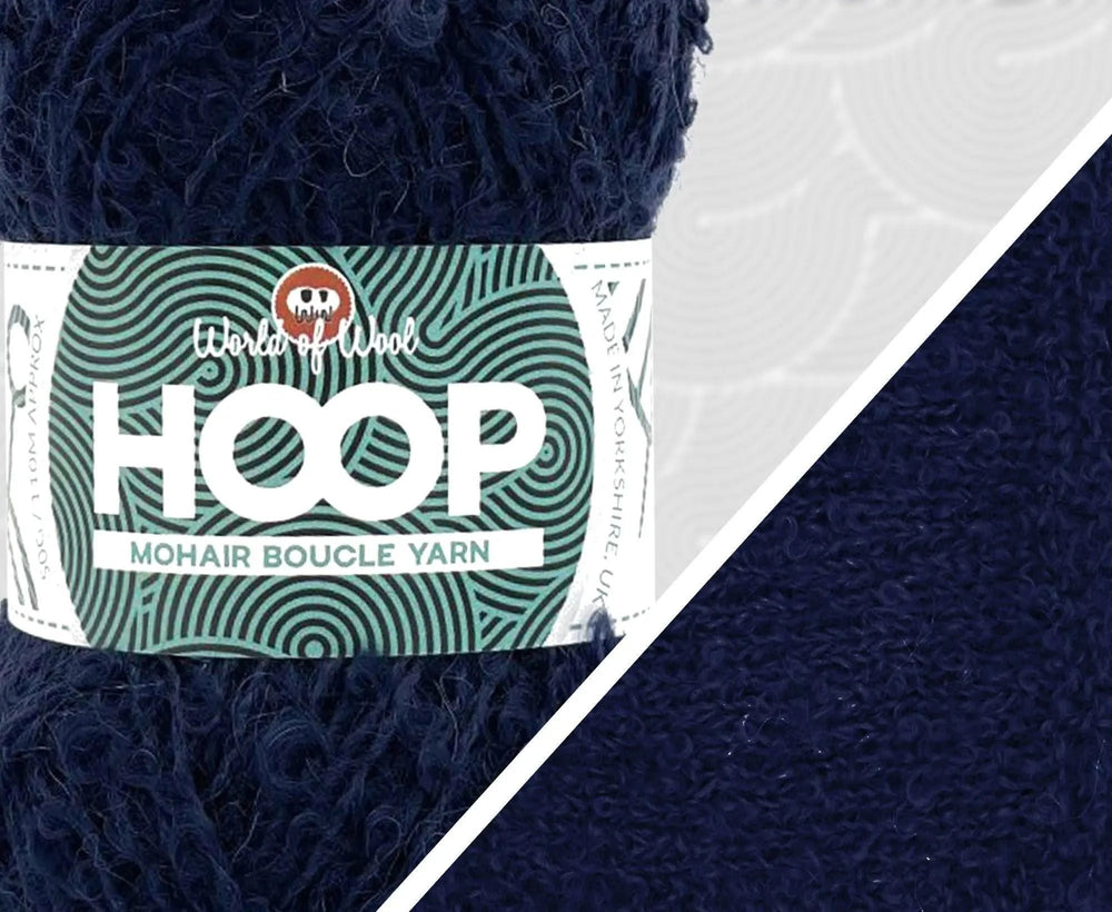 Macaw Mohair Hoop Boucle Yarn WoW