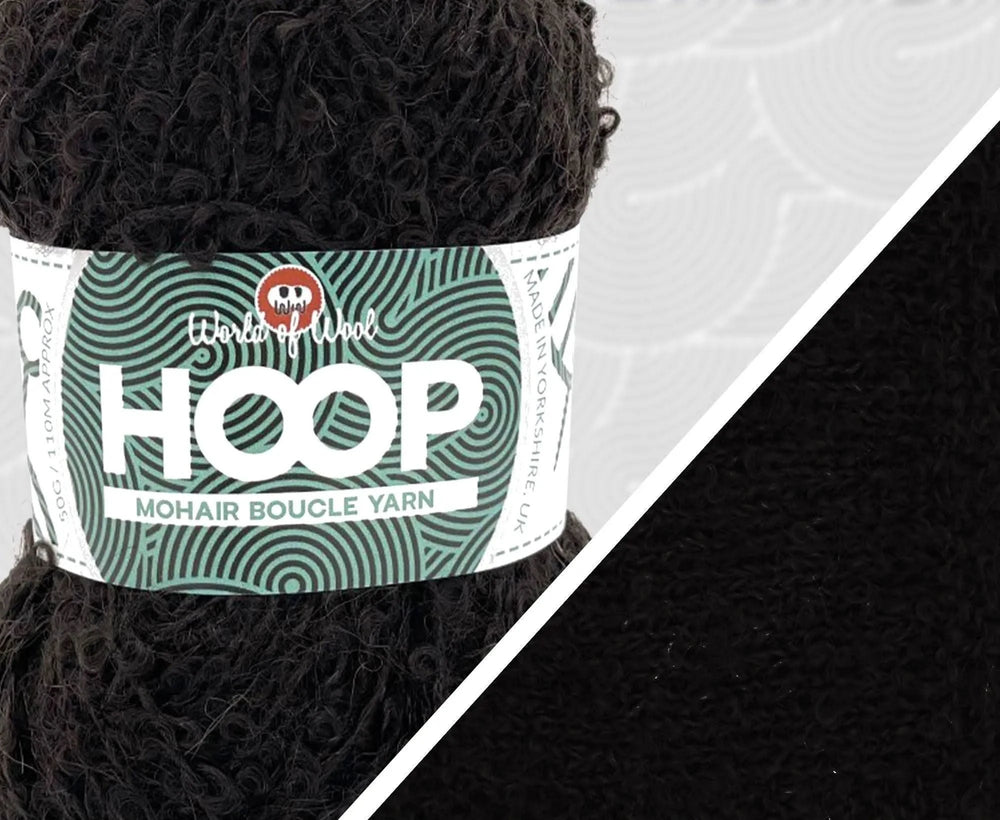 Otter Mohair Hoop Boucle Yarn WoW