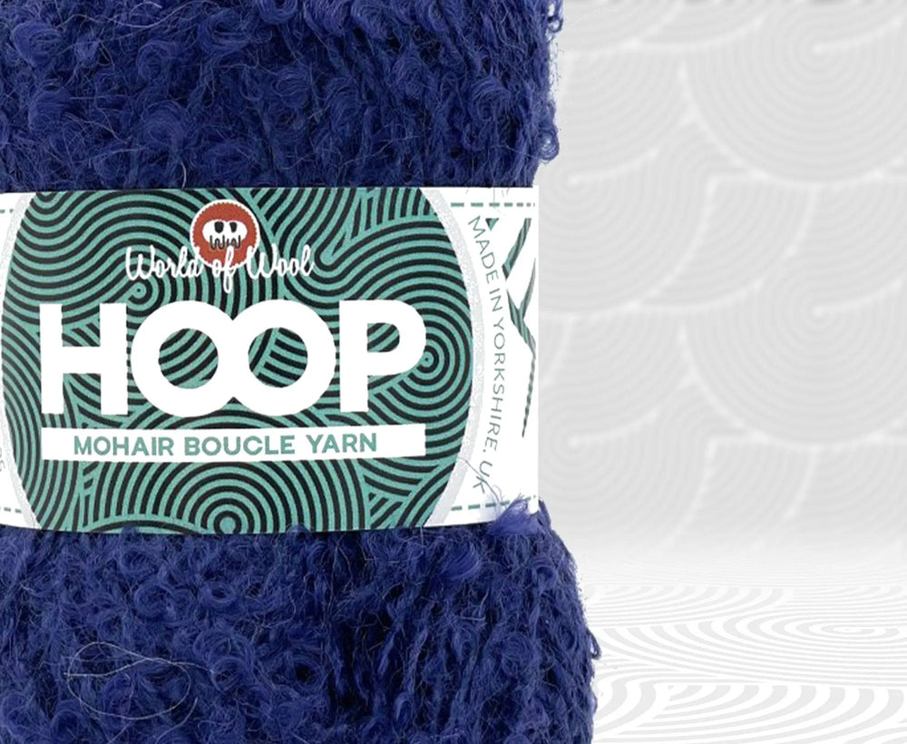 Peacock Mohair Hoop Boucle - World of Wool