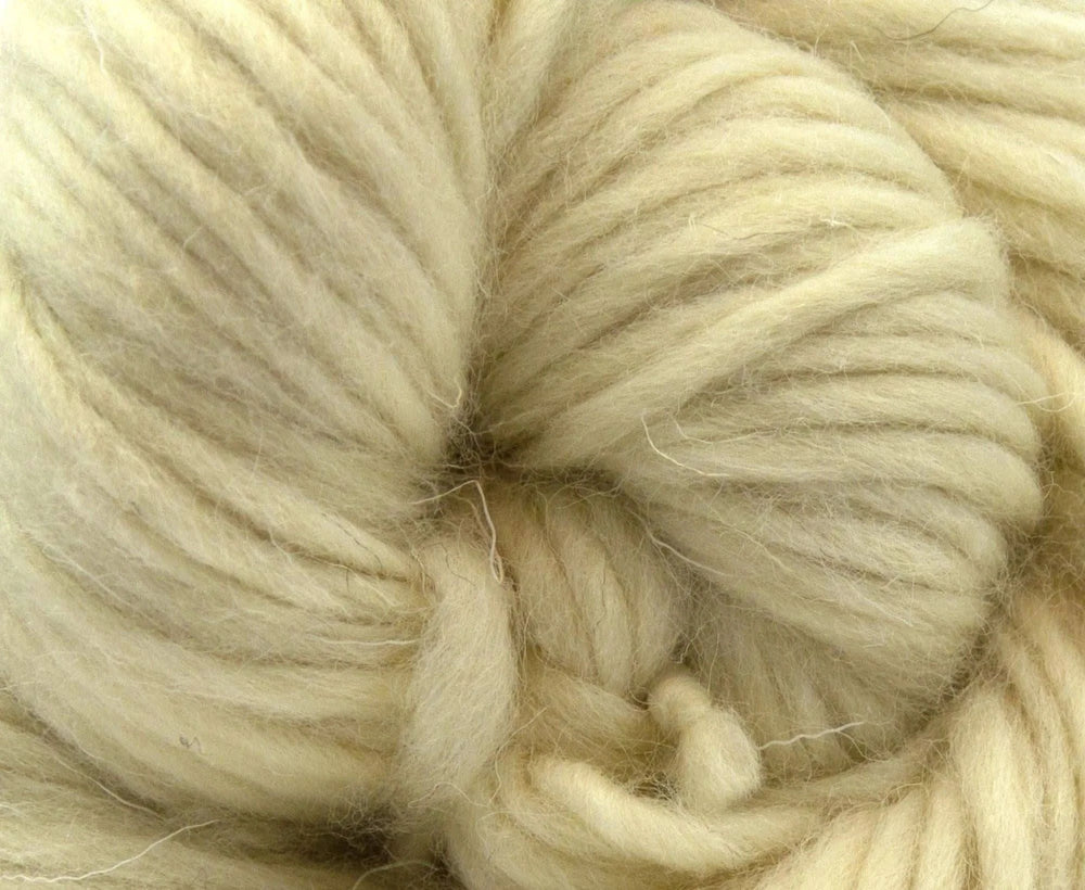 White Shetland Super Chunky Weight Hank Yarn WoW