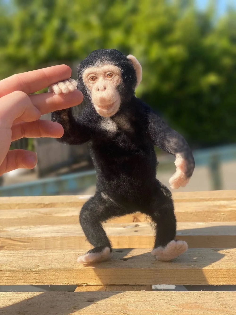 Chico The Chimp | Needle Felting Kit Felting Kits WoWkit