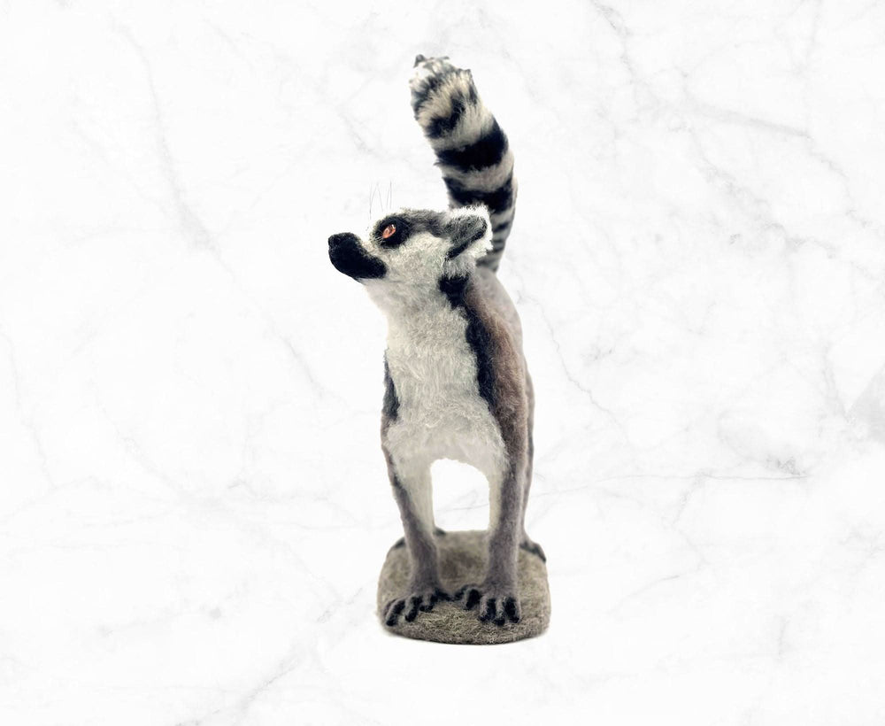 Layla The Lemur | Artisan Needle Felting Kit Felting Kits WoWkit