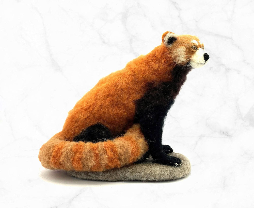 Rudy The Red Panda | Artisan Needle Felting Kit Felting Kits WoWkit