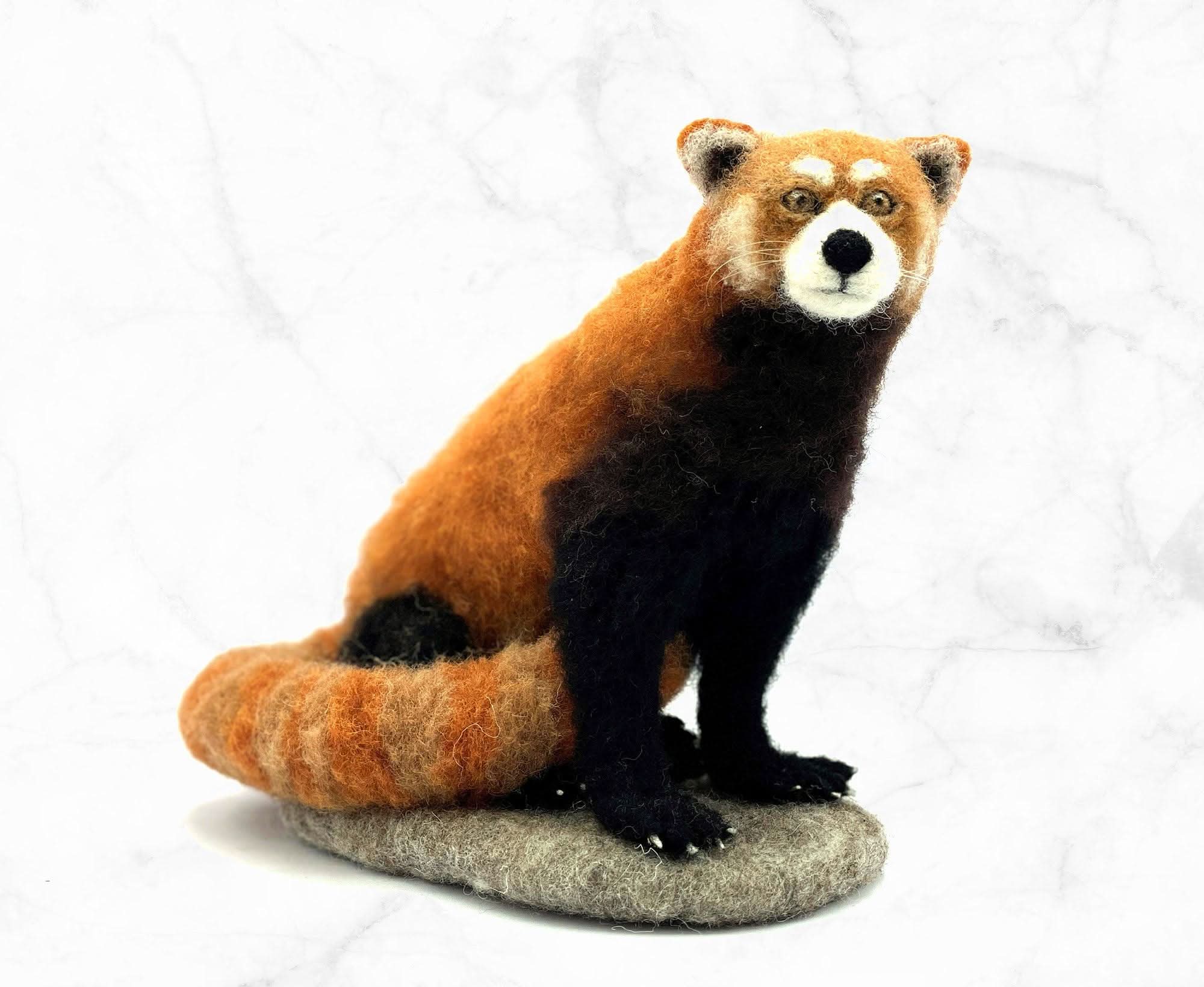 Rudy The Red Panda Artisan Needle Felting Kit - Main Image