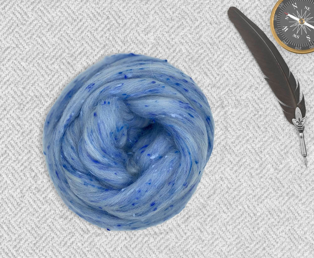 Tea Cup Blue Tweed Top Blends WoW