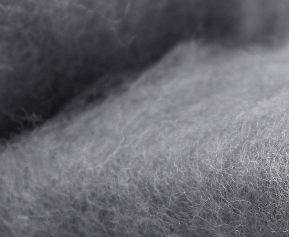 Carded Perendale Batt Granite Carded Wool Batts WoW