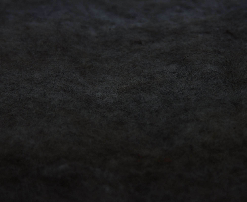 Carded Shetland Batt Natural Black Carded Wool Batts WoW