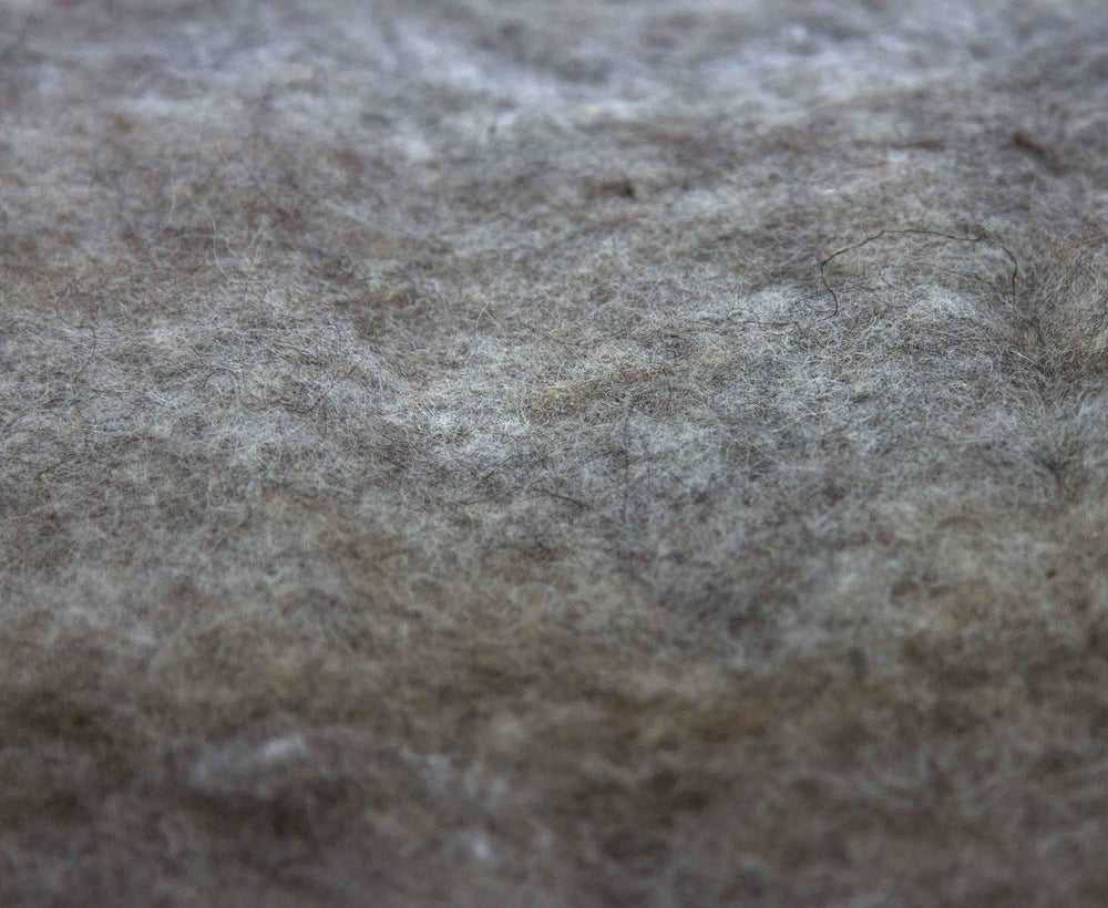 Carded Shetland Batt Natural Grey Carded Wool Batts WoW