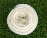 25mic 60's White Merino Top - World of Wool