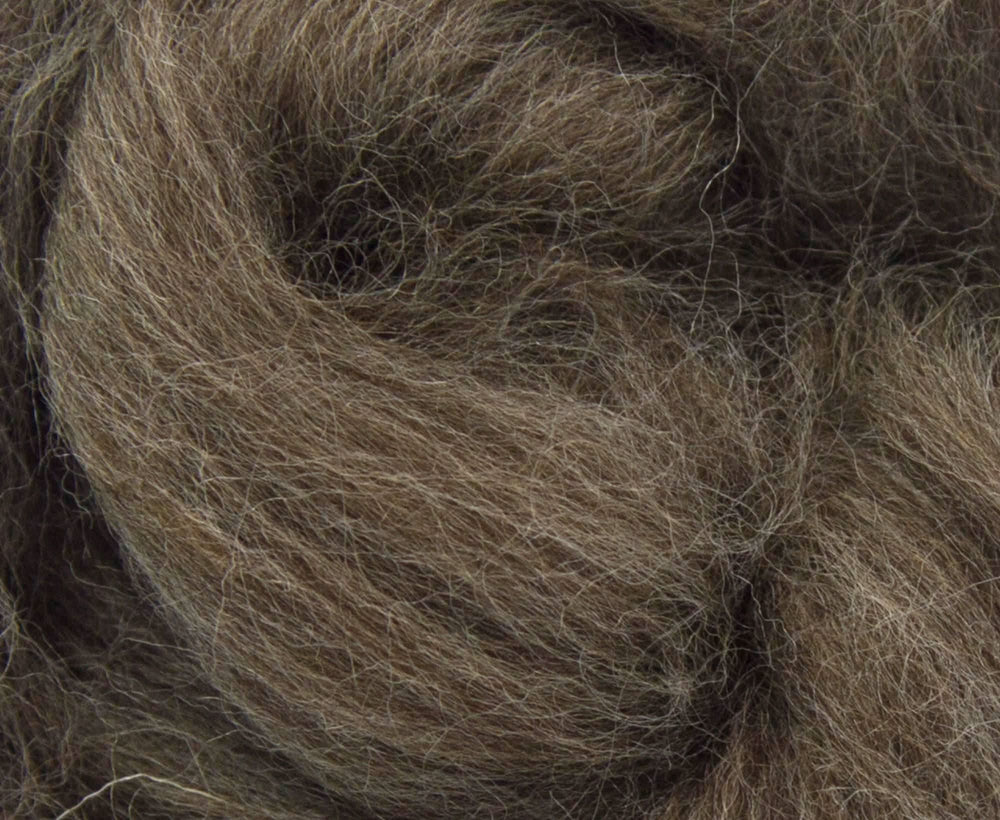 Brown New Zealand Top Natural Wool Top WoW