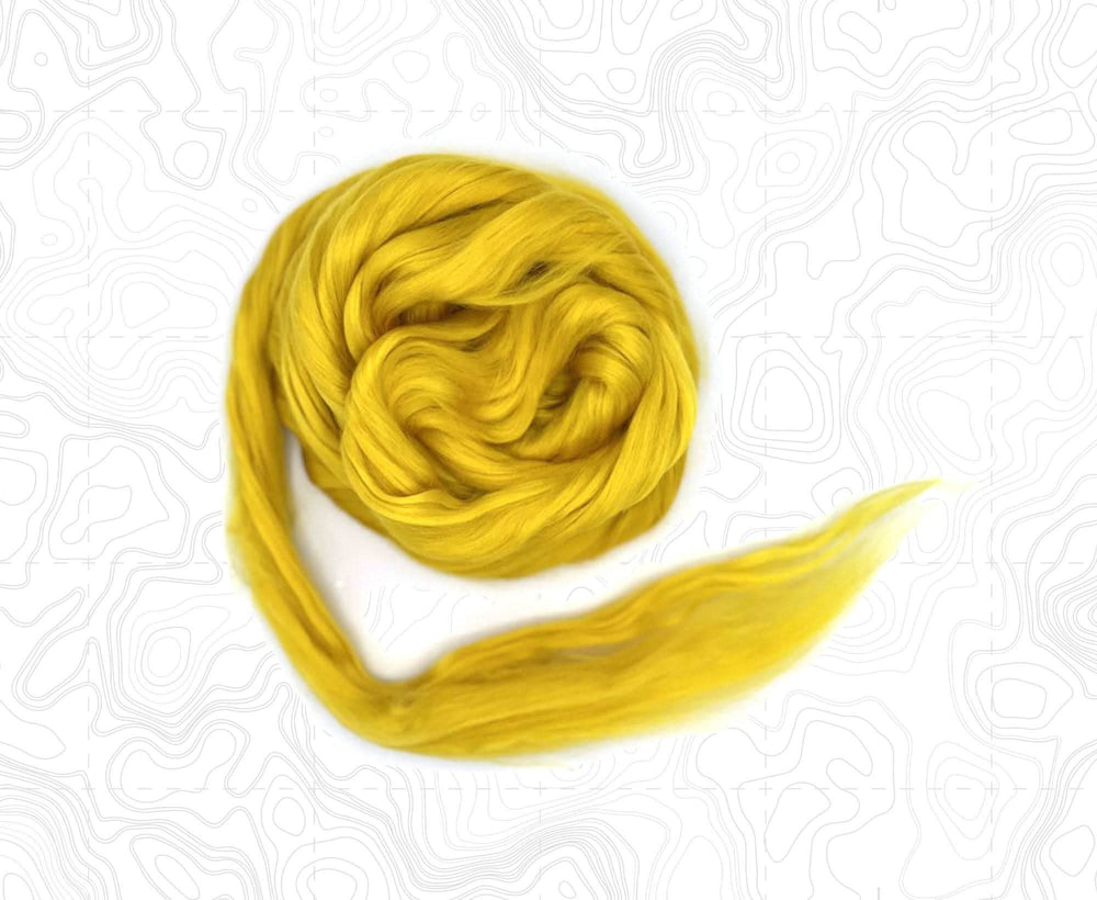 Brasilia Yellow A Grade Mulberry Silk Top Speciality Fibres WoW