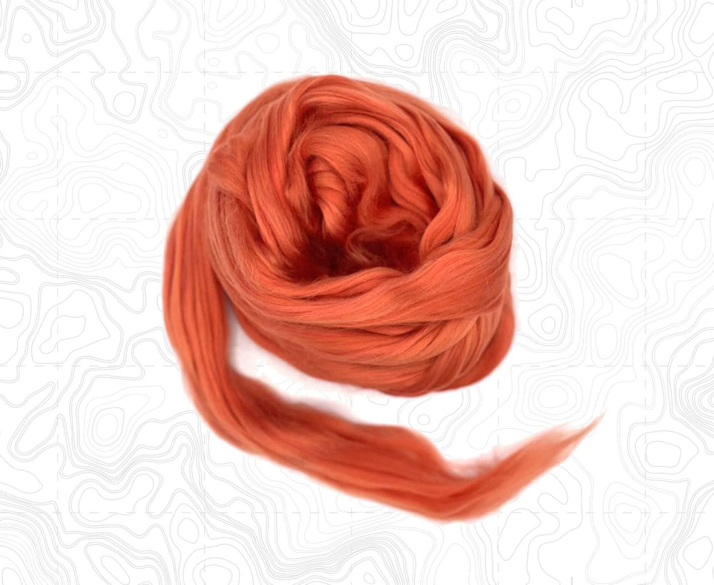 Kampala Orange A Grade Mulberry Silk Top Speciality Fibres WoW