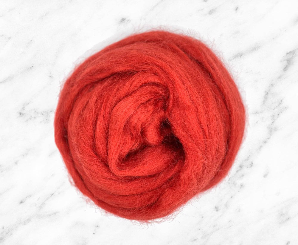 Red Super Bright Trilobal Nylon Top - World of Wool