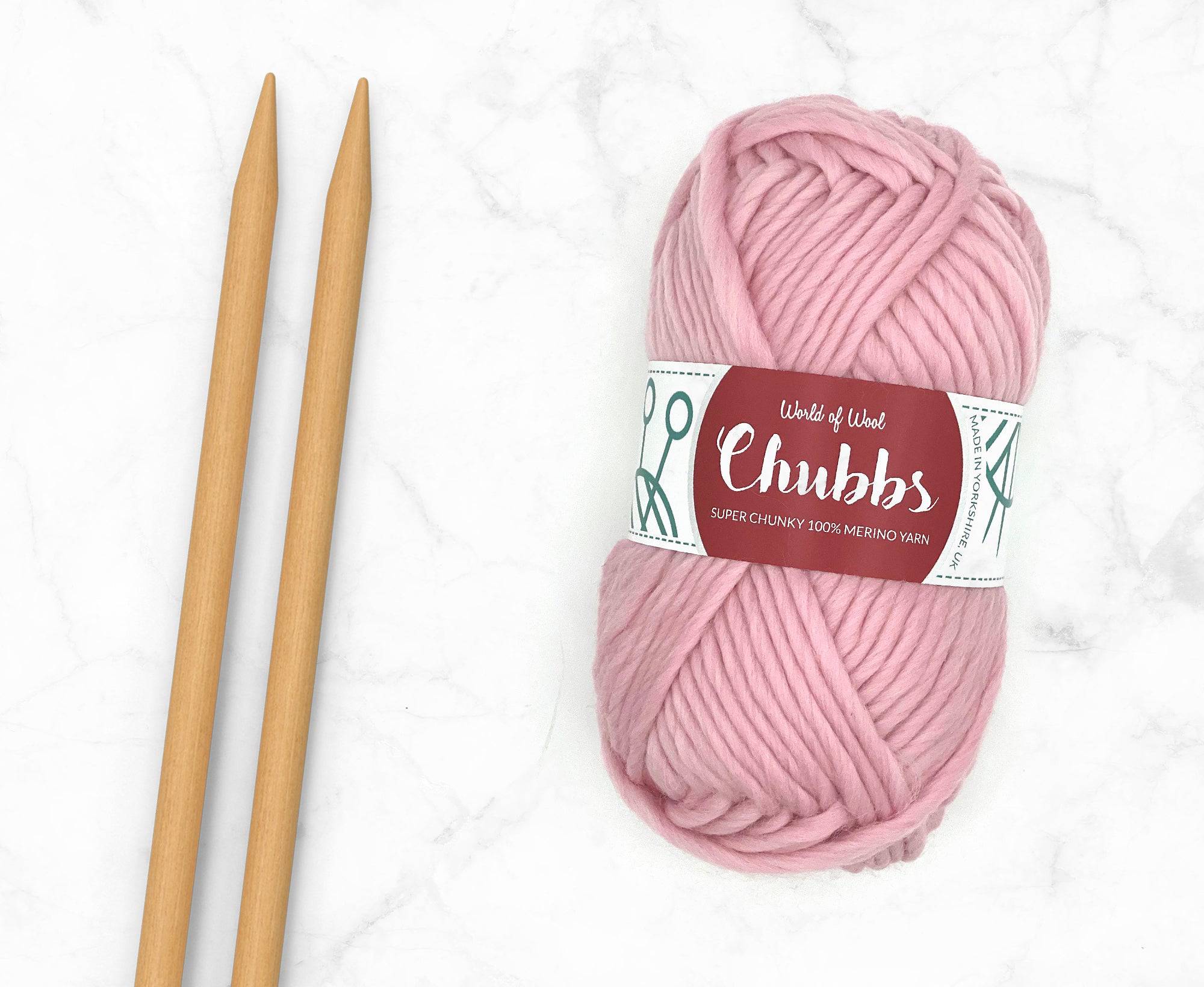 Wool yarn,100% natural, knitting - crochet - craft supplies, light pink