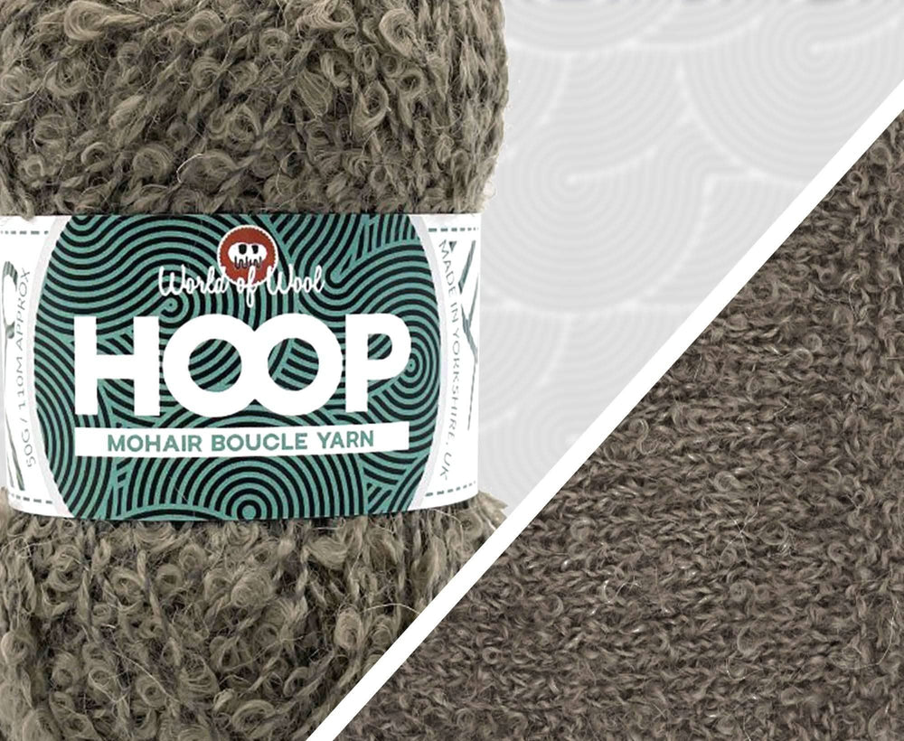 Elephant Mohair Hoop Boucle Yarn WoW