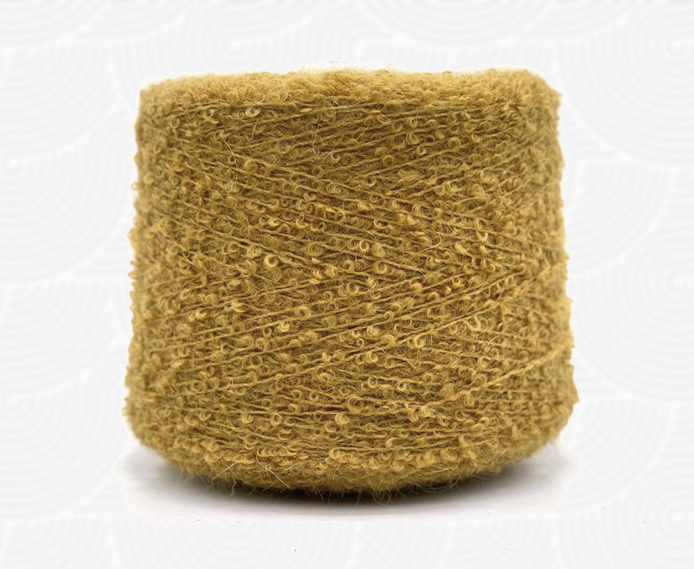 Mantis Mohair Hoop Boucle Cone - World of Wool