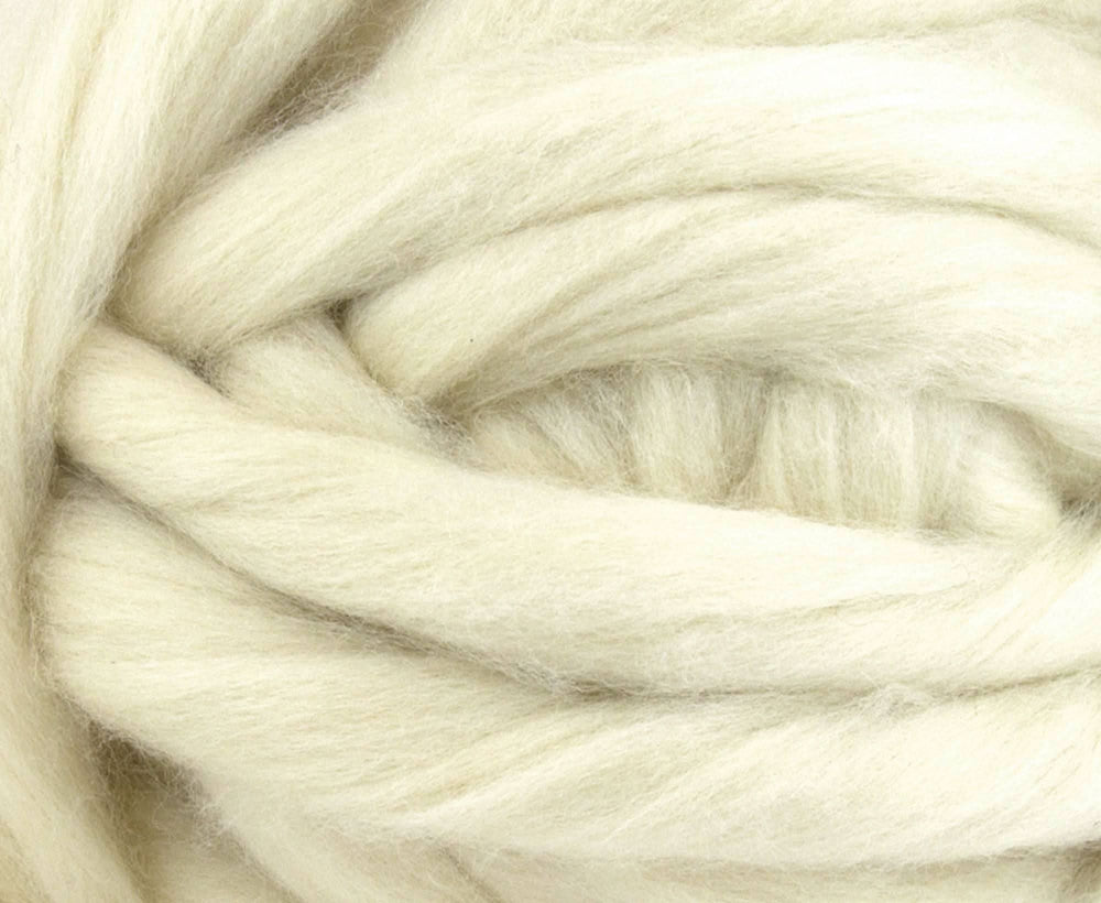 Natural White Blue Faced Leicester Jumbo Yarn Yarn WoW