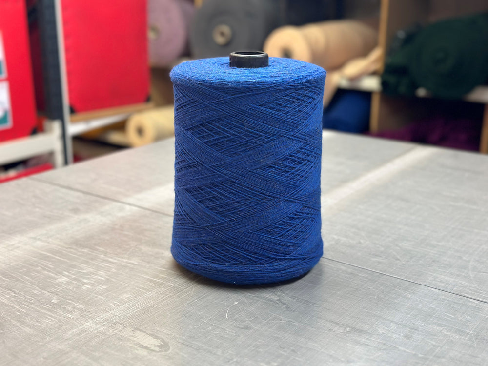 Melange Blue Wool Rich Yarn