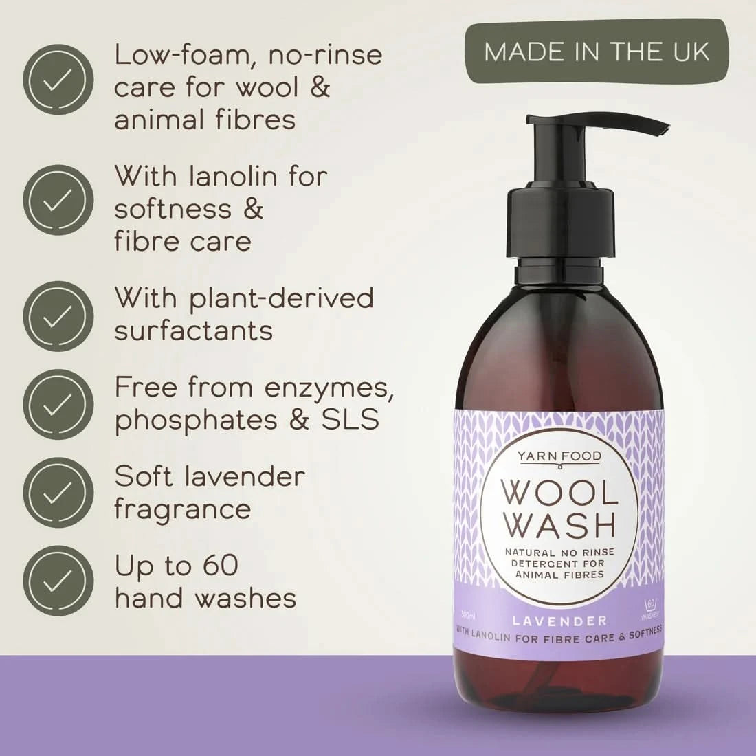 Wool Wash by Yarn Food, Homeware, Laundry Detergent, World Of Wool