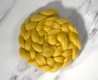 Blue Faced Leicester Corn Yellow Dyed Wool World Of Wool