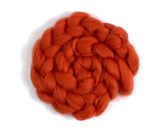 Blue Faced Leicester Cinnamon Orange Dyed Wool World Of Wool