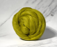 Blue Faced Leicester Lichen Yellow Dyed Wool World Of Wool