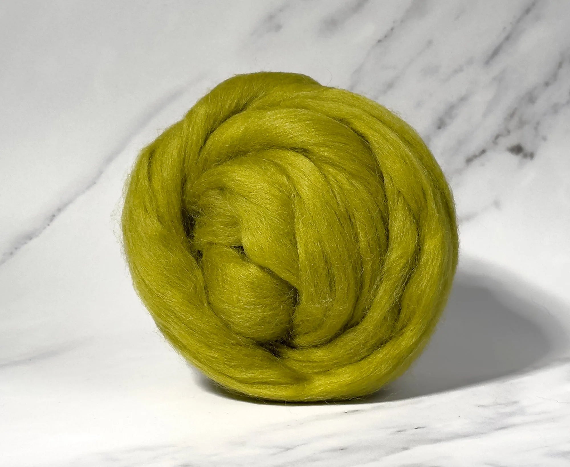 Blue Faced Leicester Lichen Yellow Dyed Wool World Of Wool