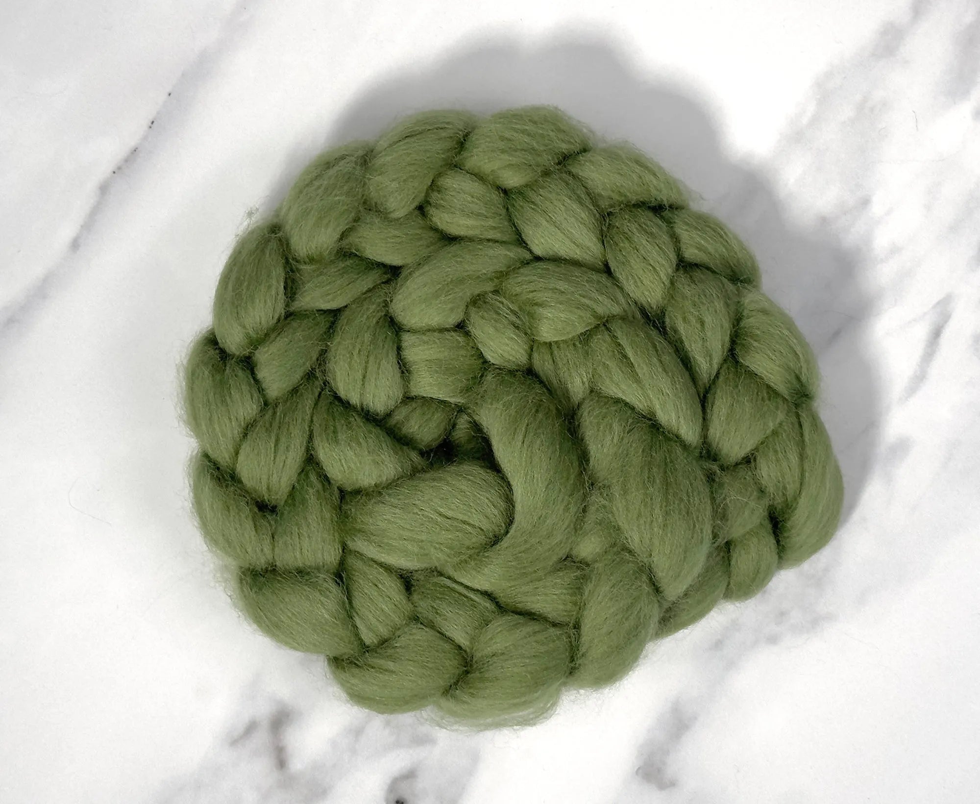 Blue Faced Leicester Olive Green Dyed Wool World Of Wool