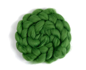 Blue Faced Leicester Grass Green Dyed Wool World Of Wool