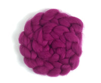 Blue Faced Leicester Fuchsia Purple Dyed Wool World Of Wool